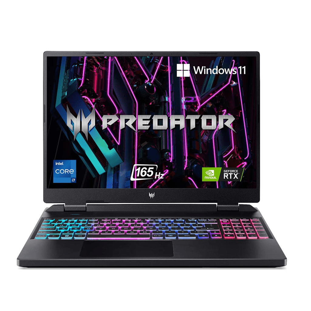 Acer Predator Helios Neo 16 Intel Core i7 Nvidia GeForce RTX 4050 16” WUXGA Display 16 GB RAM Gaming Laptop  