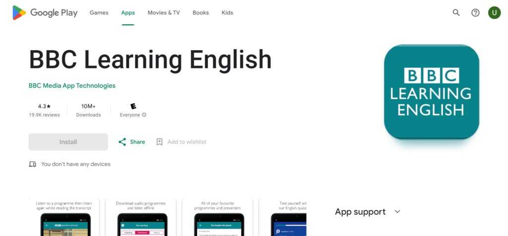 BBC Learning English (Best English Speaking App)