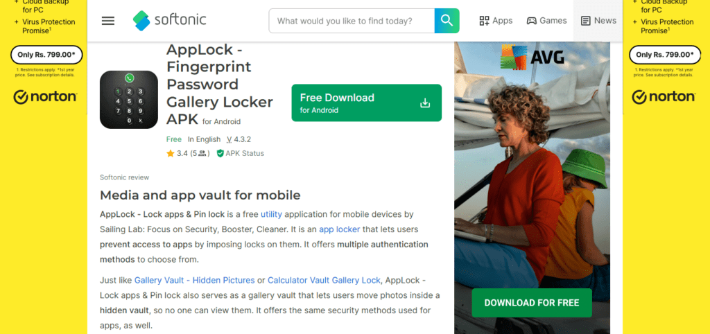 AppLock – Fingerprint & Password, Gallery Locker