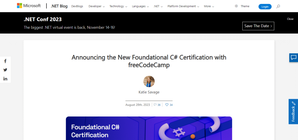 Programming in C# Certification (Best Software Courses)