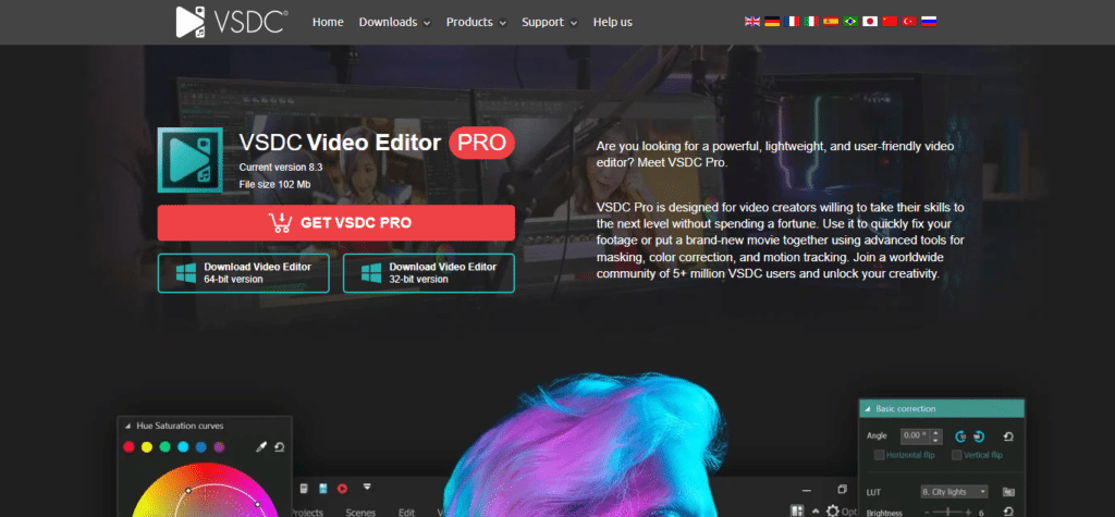 VSDC Video Editor Pro (Best Free Video Editing Software No Watermark)