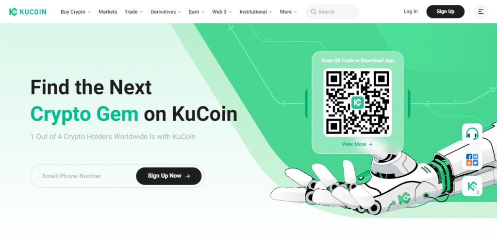 KuCoin (Best Crypto Exchanges In The World)