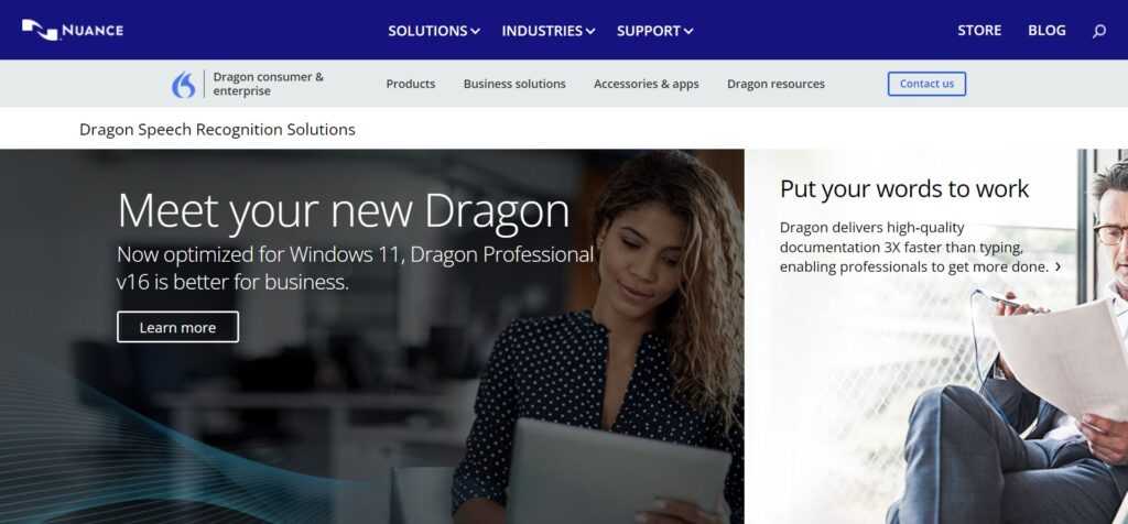 Dragon NaturallySpeaking (Best AI Assistant Tools For Business And Personal Productivity)