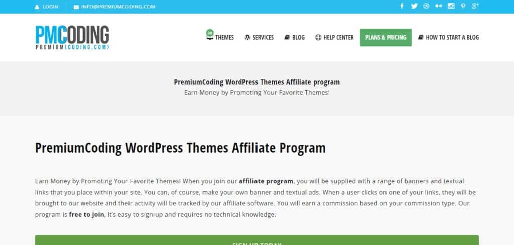 Premiumcoding WordPress Affiliate