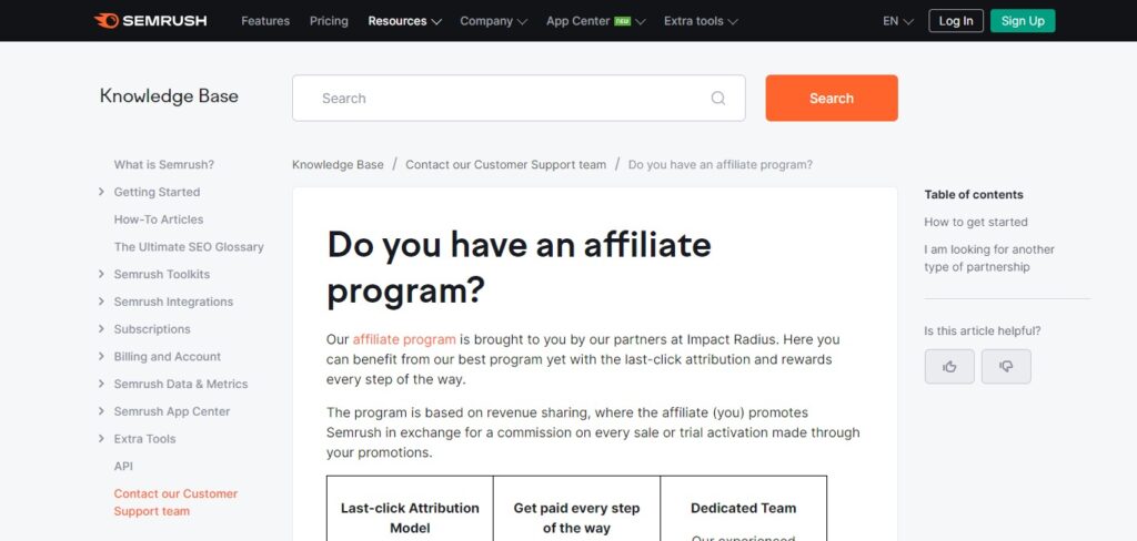 SEMrush Affiliate Program