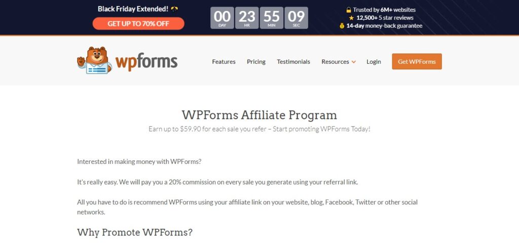 WPForms WordPress Affiliate