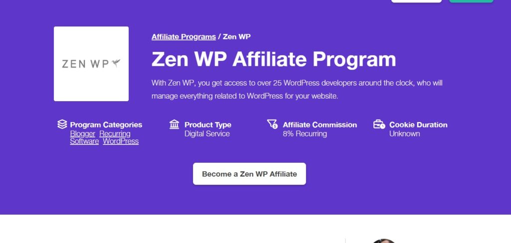 Zen WP WordPress Affiliate