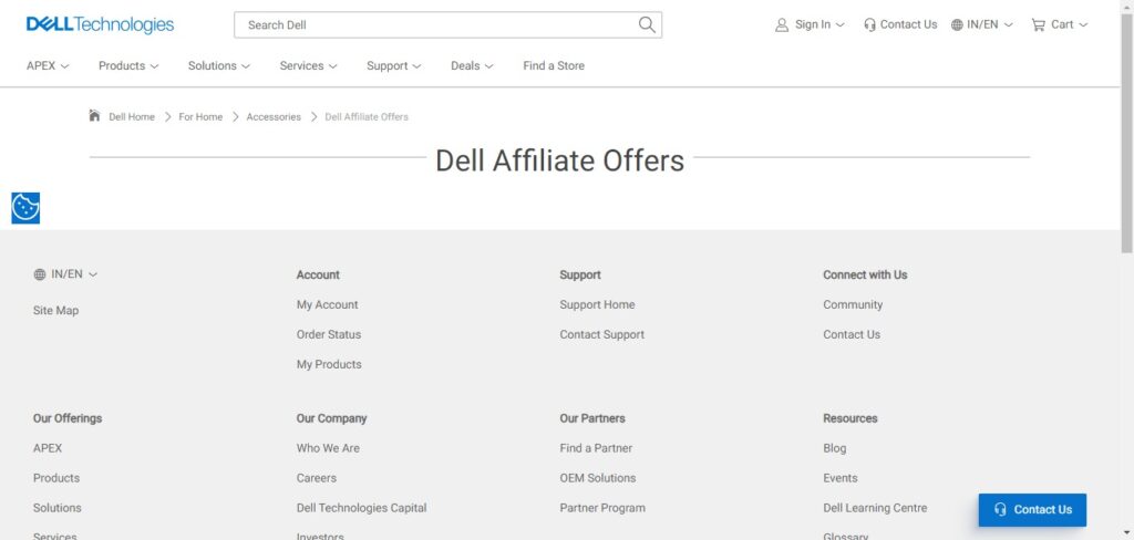 Dell Affiliate Program