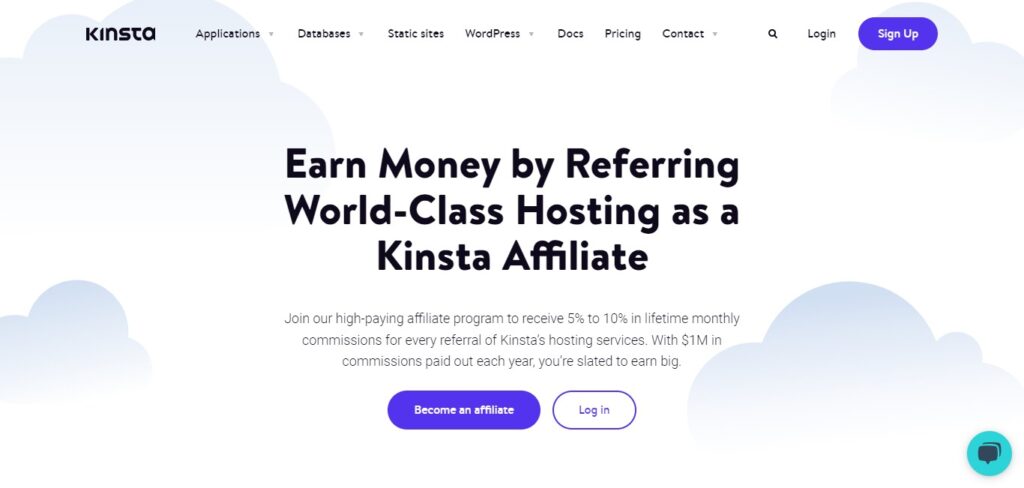 Kinsta Affiliate Program