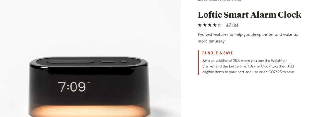 Loftie Smart Alarm Clock