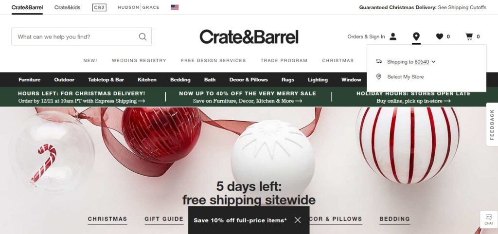 Crate & Barrel