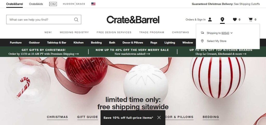 Crate & Barrel