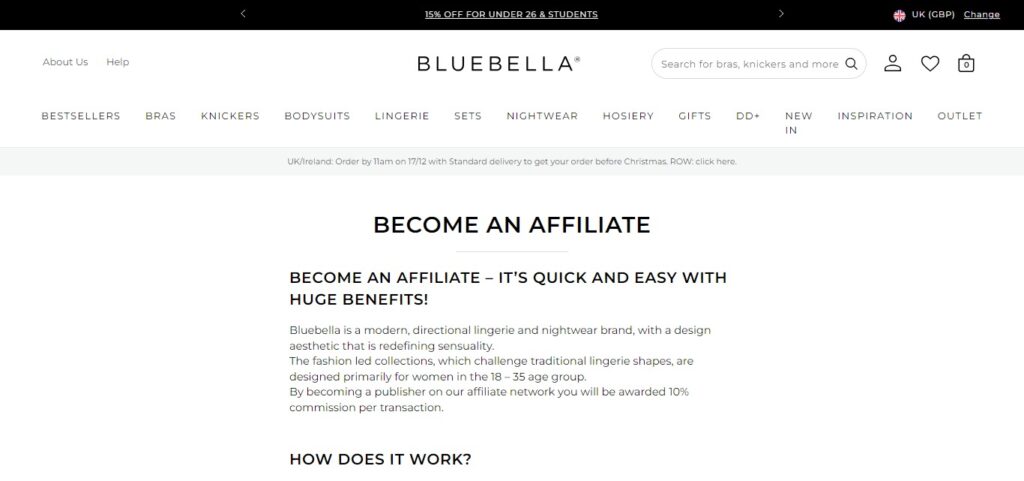 Bluebella Affiliate Program