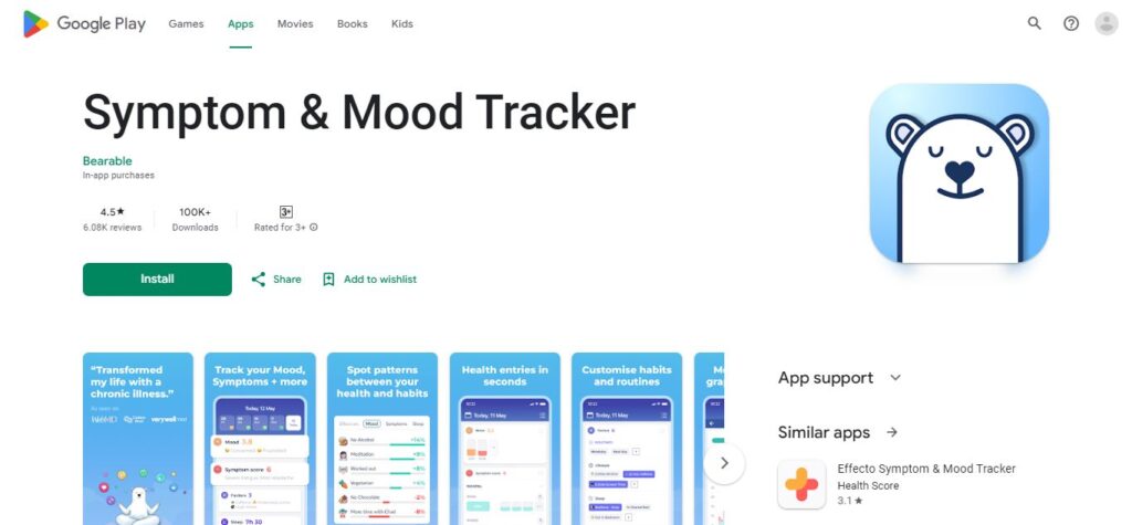 11. Symptom & Mood Tracker