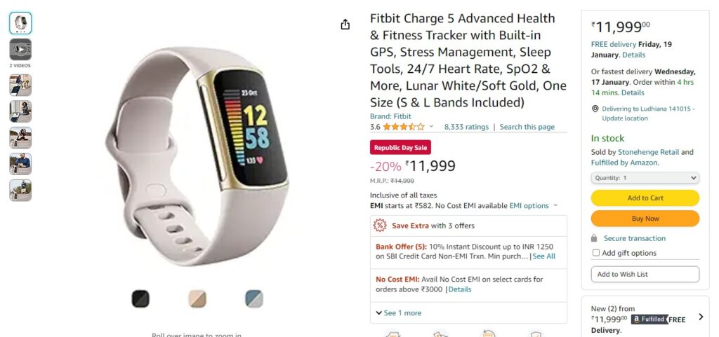 Fitbit Charge 5