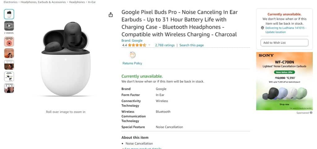 Google Pixel Buds Pro