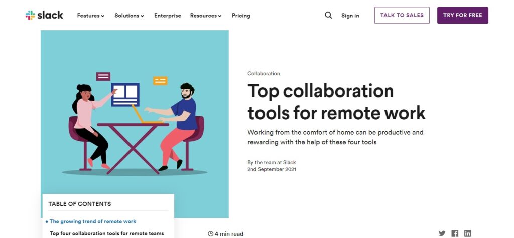 1. Slack (Best Communication Tools for Remote Teams)