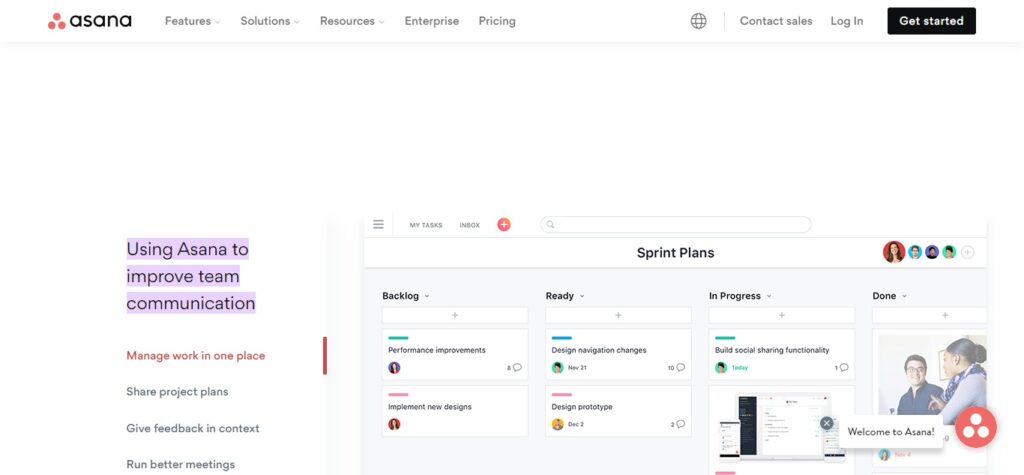 5. Asana (Best Communication Tools for Remote Teams)
