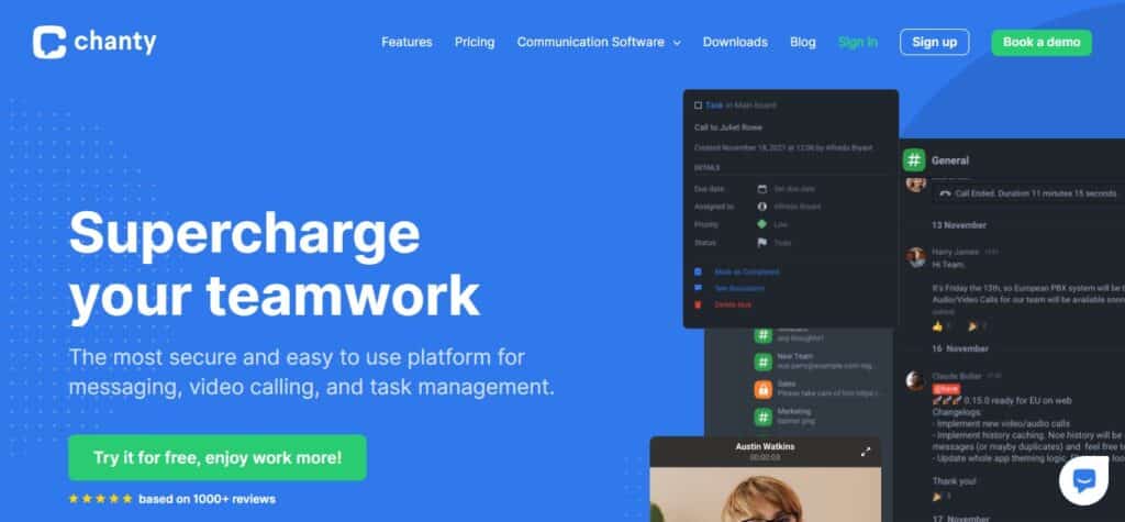 10. Chanty (Best Communication Tools for Remote Teams)