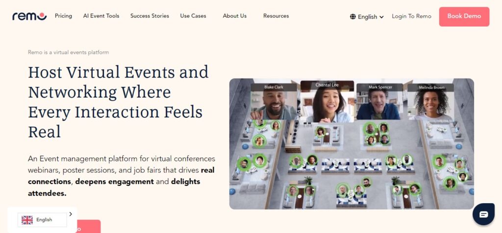 10. Remo (Best Virtual Events Platforms for Hosting Conferences and Trade Shows)