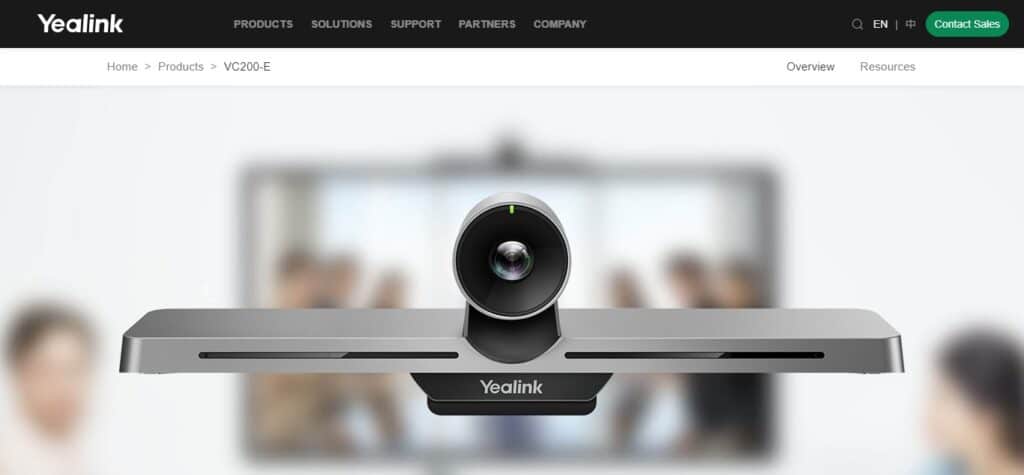 9. Yealink VC200 Video Conferencing System