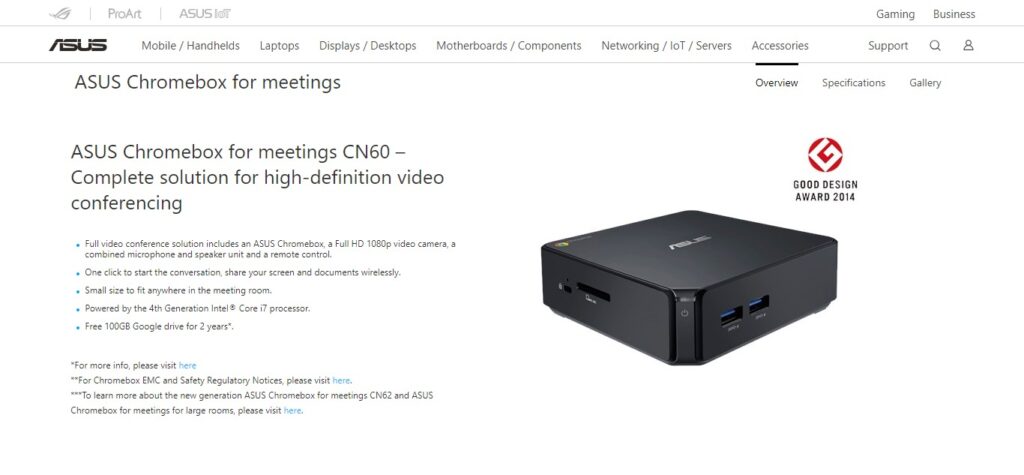 20. ASUS Chromebox for Meetings (Best Video Conferencing Equipment for Small Businesses)