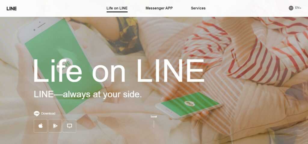 Line Messaging app