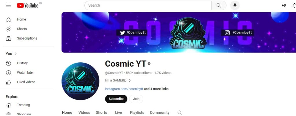 Cosmic YT