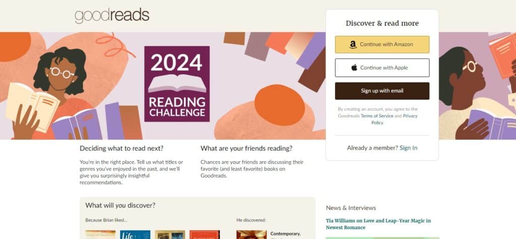 6. Goodreads