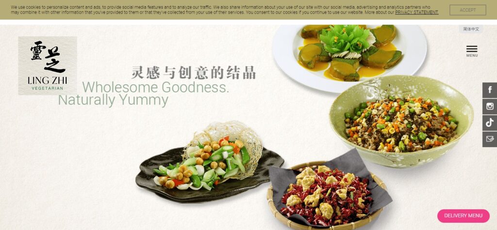 15. LingZhi Vegetarian (Best Vegetarian Restaurant Singapore)