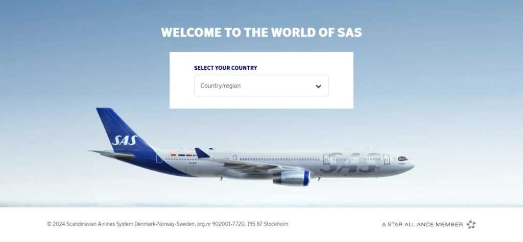 14. SAS Scandinavian Airlines (Sweden, Norway, Denmark)