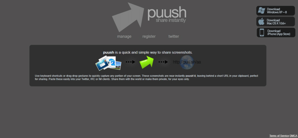 Puush (Top Screenshot Tools for Windows [2024])