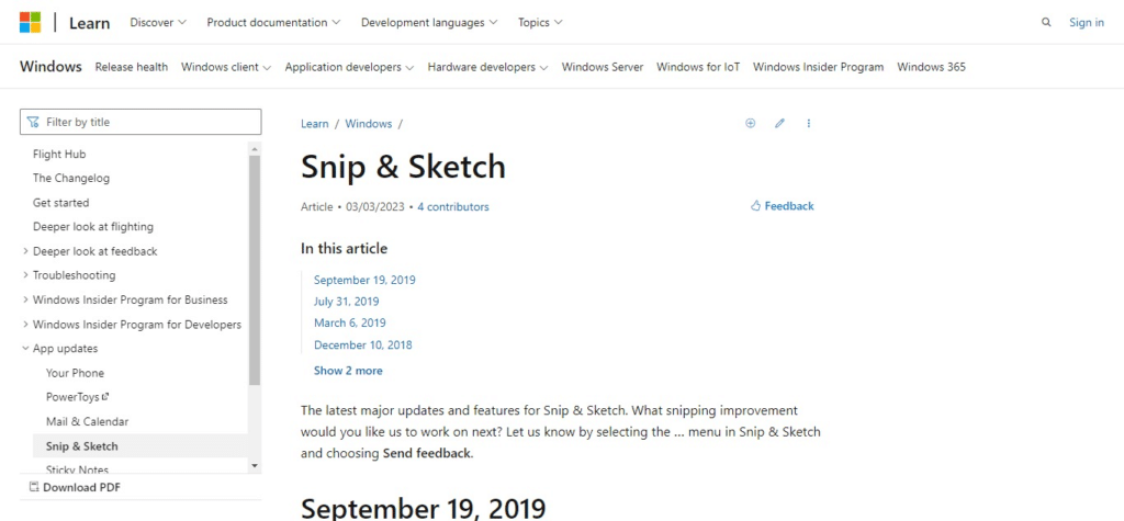 Snip & Sketch (Built-in)