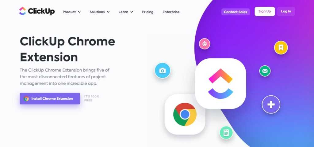 ClickUp Chrome Extension