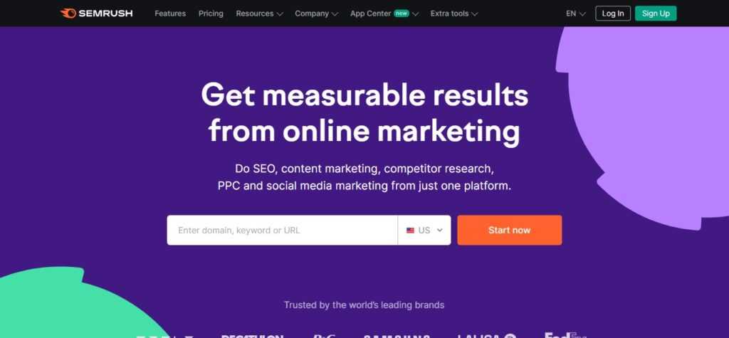 1. SEMrush (Best Keyword Competitor Analysis Tool)