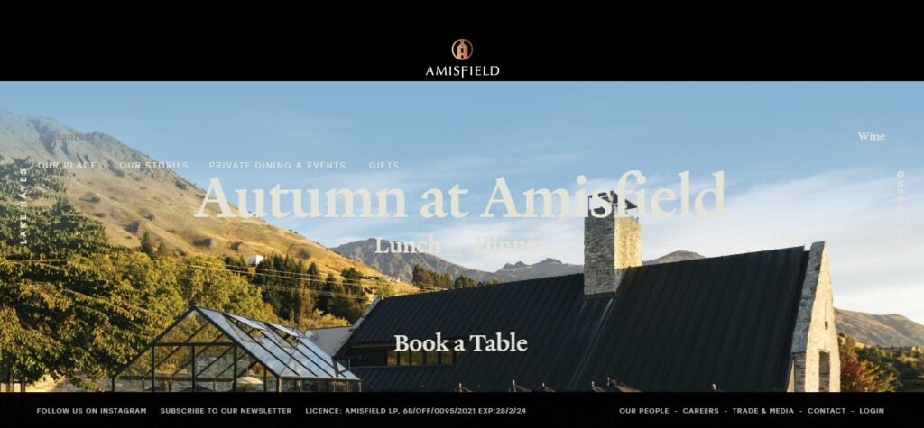 2. Amisfield Bistro