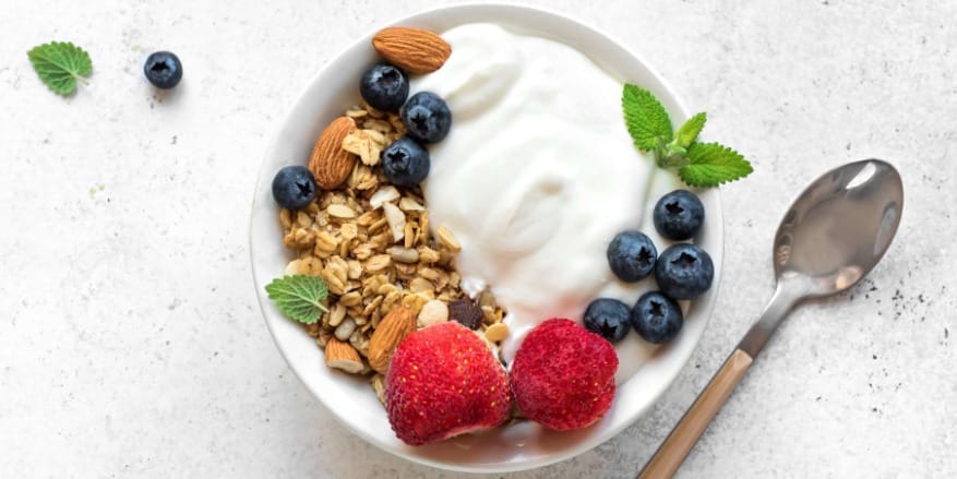 2. Greek yogurt with berries