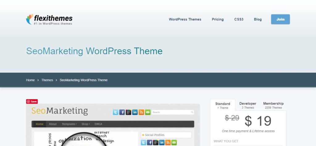 7. SEO WP by FlexiThemes