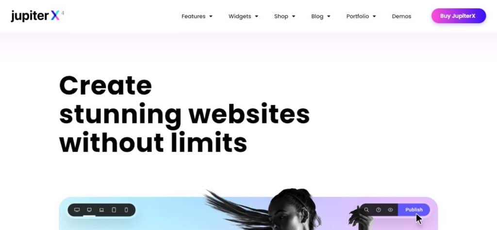 10. Jupiter X (Best WordPress Themes for SEO Experts)