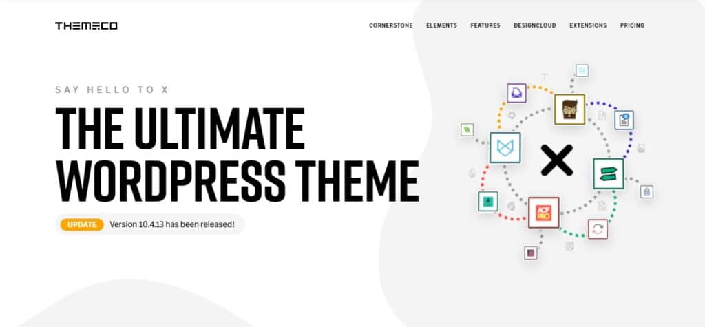 14. X Theme by Themeco