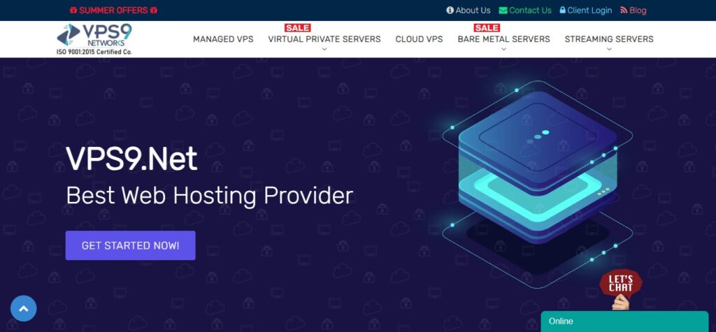 20. VPS9 Networks (Best Offshore Dedicated Hosting Providers)