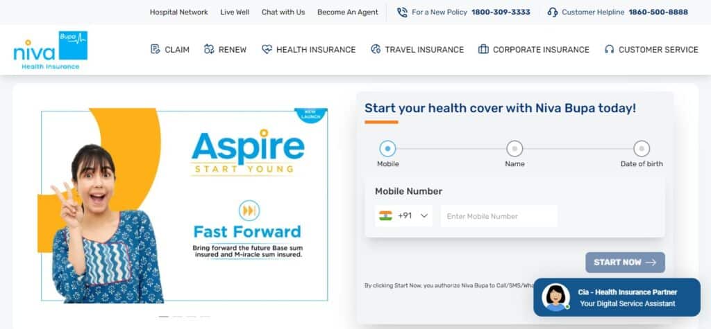 3. Max Bupa Health Insurance