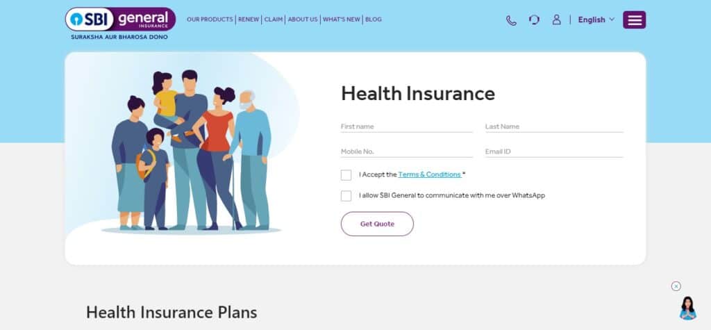 14. SBI Health Insurance (Now Reliance Health Insurance)