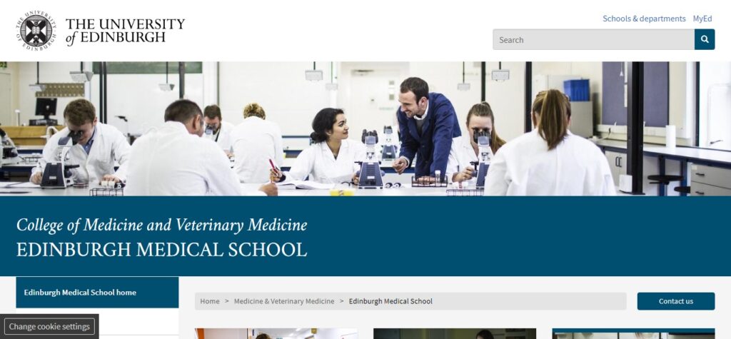 6. University of Edinburgh Medical School