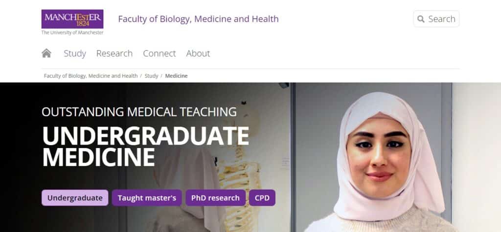 8. University of Manchester Medical School