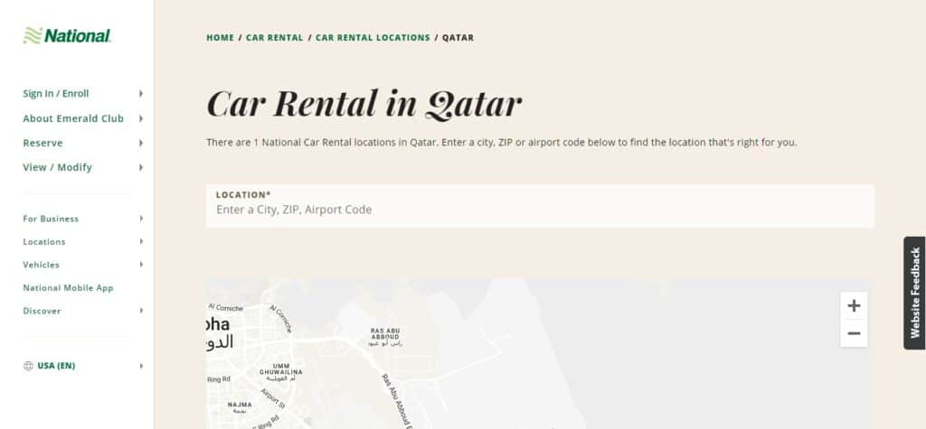 8. National Car Rental