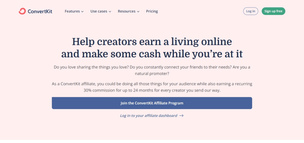 ConvertKit Affiliate Program