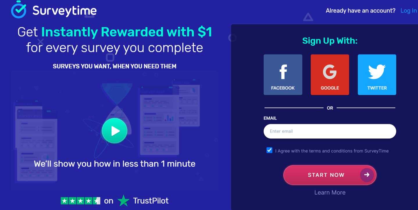 Surveytime Survey Platform Review: Earn Free Money For Completing Survey