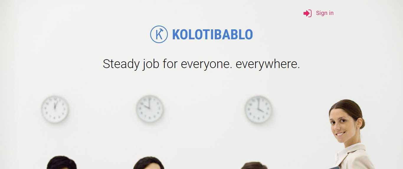 KolotiBablo GPT Website: Steady Job for Everyone. Everywhere
