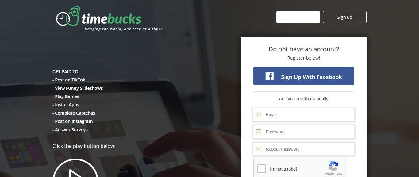 Timebucks Website Review: Get Paid For Completing Task